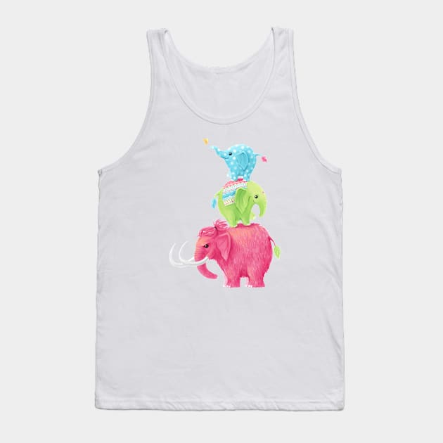 Elephants Tank Top by Freeminds